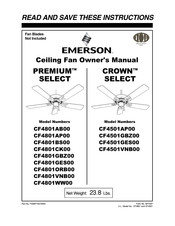 Emerson PREMIUM SELECT CF4801GBZ00 Owner's Manual