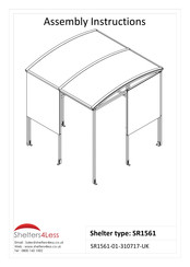 Shelters4Less SR1561 Assembly Instructions Manual