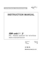 IBR ISM-usb.2 Instruction Manual