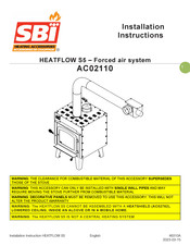 SBI HEATFLOW S5 Installation Instructions Manual