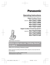 Panasonic KX-TG2712UE Operating Instructions Manual