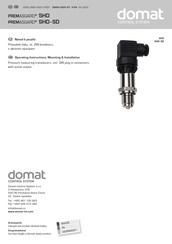 domat PREMASGARD SHD-SD Operating Instructions, Mounting & Installation