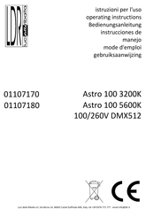 LDR Astro 100 3200K Operating Instructions Manual