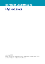 Renesas DA7211 Manual