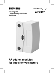 Siemens WFZ662 Mounting And Commissioning Instructions