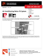 Mid America Motorworks 658-130 Instruction Sheet