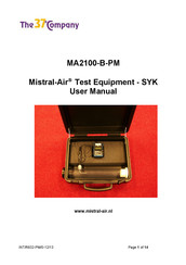 Surgical Company Mistral-Air MA2100-B-PM User Manual
