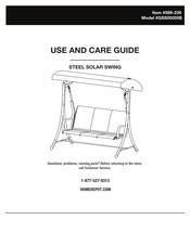 HOMEDEPOT GSS00005B Use And Care Manual