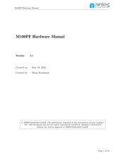 Aries Embedded M100PF Hardware Manual