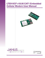 Janus Remote Communications LTE910CF User Manual