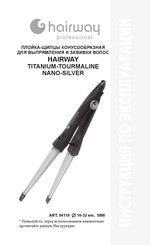 hairway Titanium-Tourmaline 04119 Instructions Manual