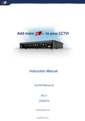 Zip ZIP116J Instruction Manual