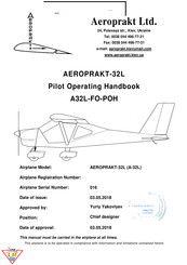 AEROPRAKT AEROPRAKT-32L Pilot Operating Handbook