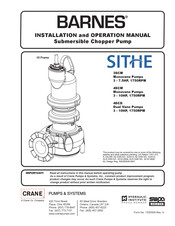 Barnes 4SCD Series Installation And Operation Manual