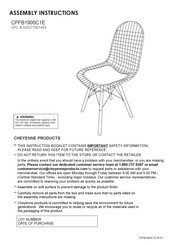 Cheyenne Products CPFB1905C1E Assembly Instructions Manual