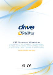 DeVilbiss Healthcare drive XS2SP20SIL Instructions For Use Manual