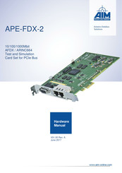 Aim APE-FDX-2 Hardware Manual
