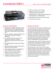 Rose electronics CrystalLink USB3.1 Fiber Dual Port Installation