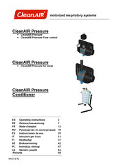Malina Safety CleanAIR Pressure Flow Master Operating Instructions Manual