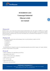 Intellisystem IT-ES2010-IU-2GS User Manual