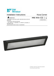 DW Windsor KOV C 15 1 Installation Instructions Manual