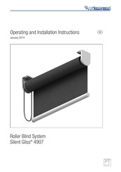 Silent Gliss 4907 Operating And Installation Instructions