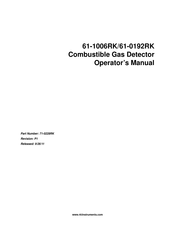RKI Instruments 61-1006RK Operator's Manual
