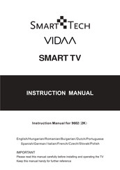 Smarttech VIDAA 9602 Instruction Manual