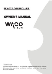 WACO RG51B(2)/EF Owner's Manual