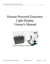 Pedal Power Generators HPG-75 Owner's Manual