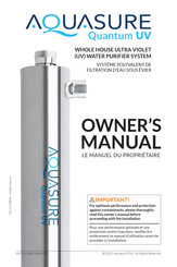 AquaSure Quantum UV Owner's Manual