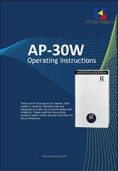 ETS AP-30W Operating Instructions Manual