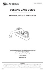 Glacier bay 67236-0001 Use And Care Manual