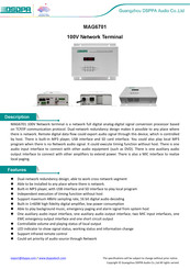 DSPPA MAG6701 Instructions