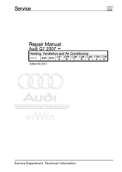 Audi Q7 2007 Repair Manual