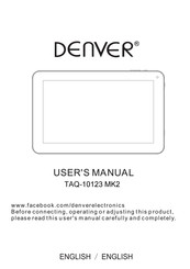 Denver TAQ-10123 MK2 User Manual