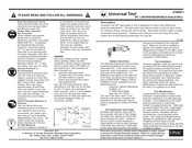 Universal Tool UT8860R-1 Quick Start Manual