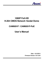 Asoni CAM6691F User Manual