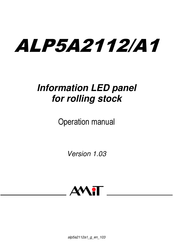 Amit ALP5A2112/A1 Operation Manual
