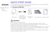 Oricom OBHGPLUS Quick Start Manual