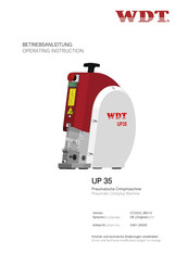 WDT UP 35 Operating	 Instruction