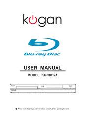 Kogan KGNBD2A User Manual