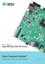 iesy Open Standard Module RPX30 EVA-MI V1 Quick Start Manual