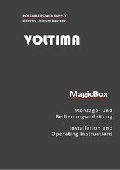 VOLTIMA MagicBox 10 Installation And Operating Instructions Manual