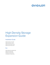 Avigilon NVR5-HDDS-HOT-18TB Installation Manual