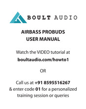 Boult Audio AIRBASS PROBUDS User Manual
