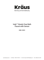 Kraus Indy KSB-10001 Installation Manual
