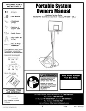 Huffy Portable Basketball System Owner's Manual