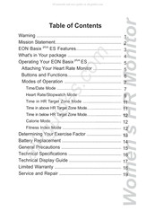 Acumen EON BASIX PLUS ES Manual