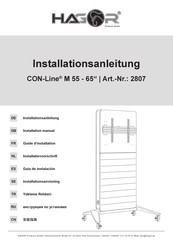 HAGOR CON-Line M 55 Installation Manual